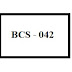 BCS - 42 Introduction to Algorithm Design