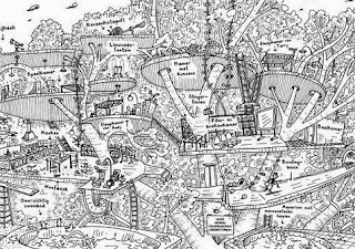 De waanzinnige boomhut van 39 verdiepingen