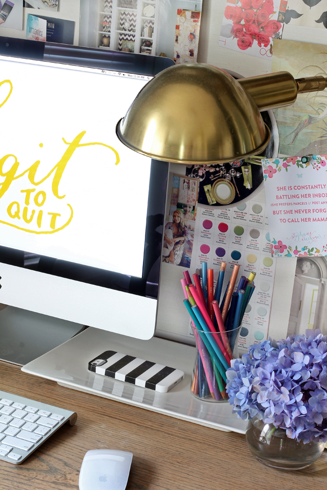 hunted interior Styling my Desk