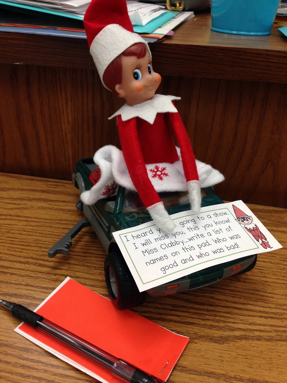 Kindergarten Smiles Elf on the Shelf In the Classroom