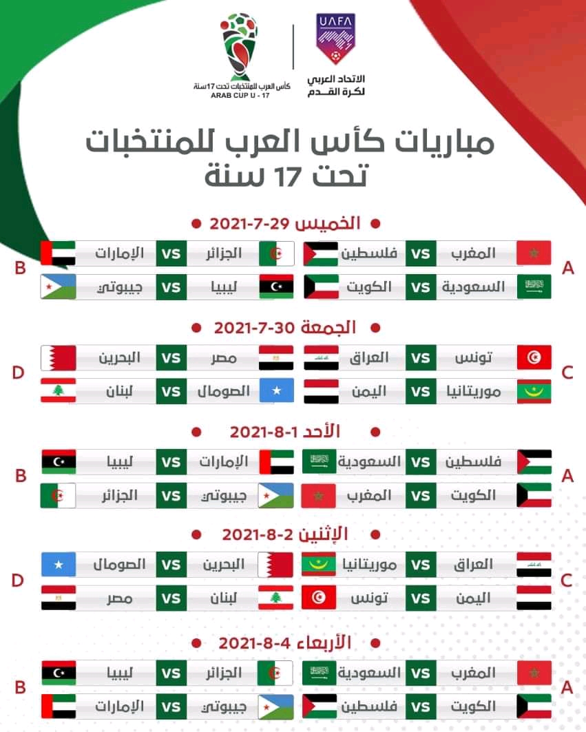 مباريات البطولة العربية