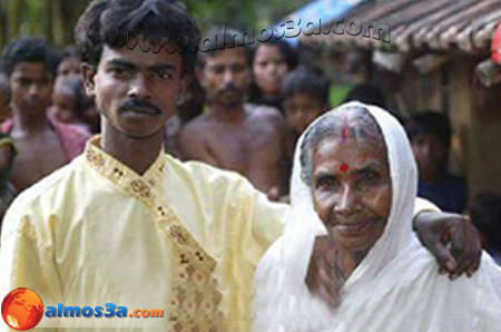 شاب هندي 25 عاماً يتزوج جدته 80 عاماً F+kuh