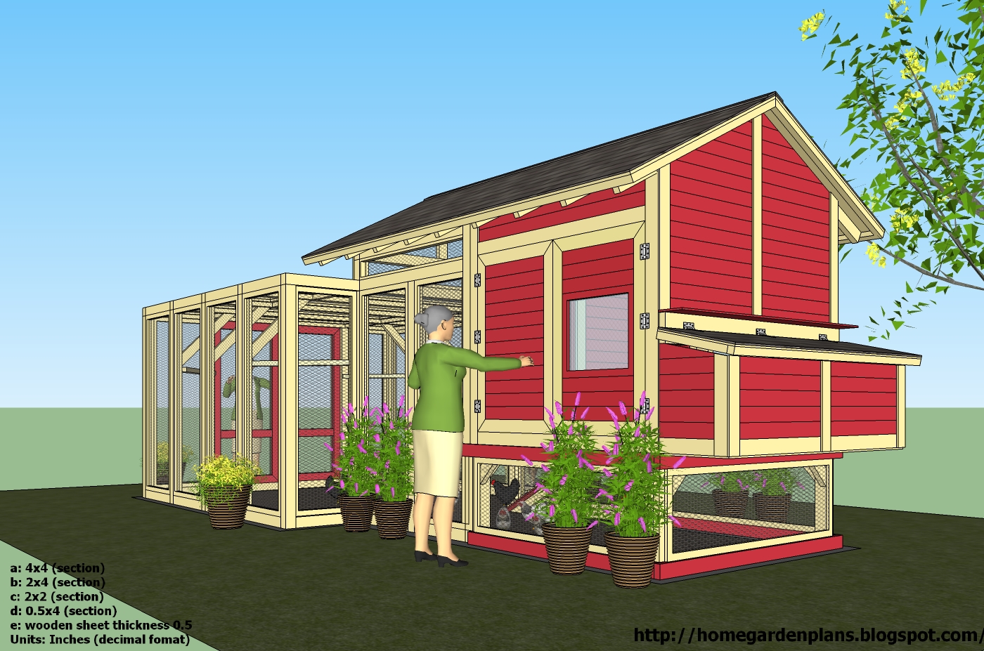 Chicken Coops Plans for 12