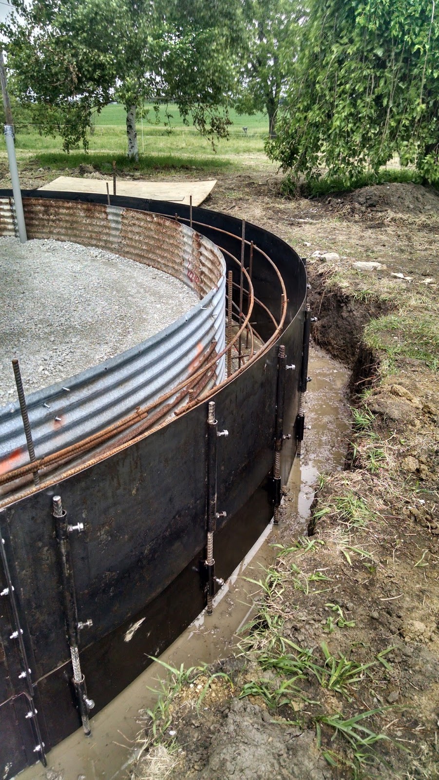 The Poor Farm The Grain Bin House The Foundation, Part 3 (and a contest!)