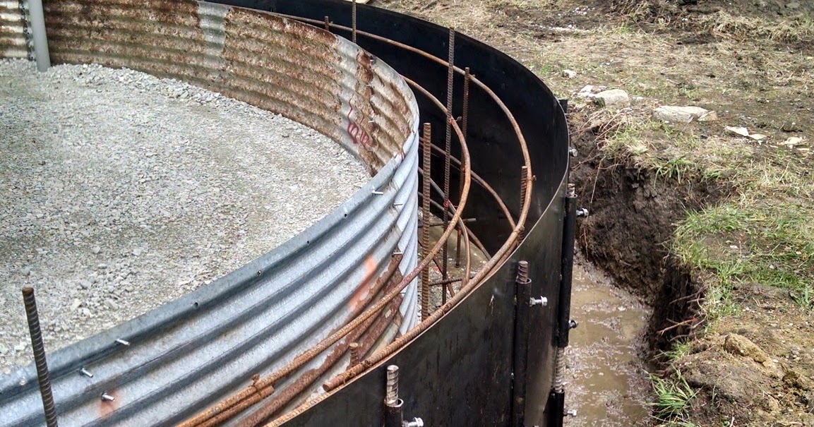 The Poor Farm The Grain Bin House The Foundation, Part 3 (and a contest!)