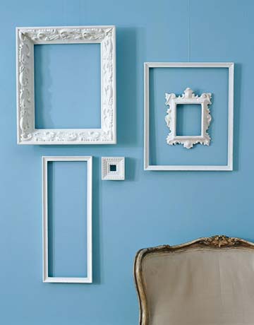 Unique Wall  on Wall Decor Easy Diy Low Cost Option Inspiration Idea Bare Blank Frame