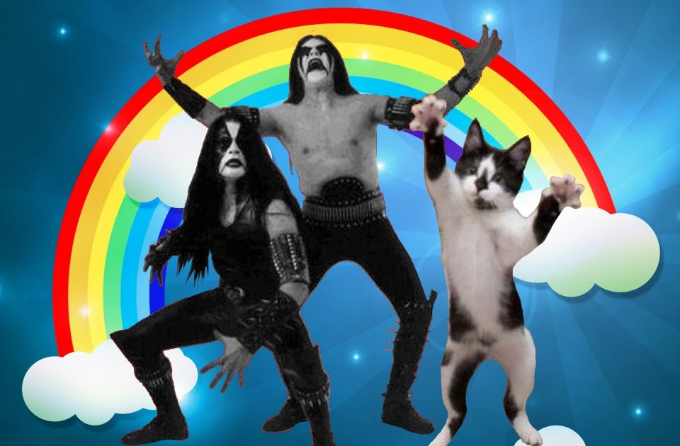 Crazy Old Cat Man Immortal and Black Metal Cat!