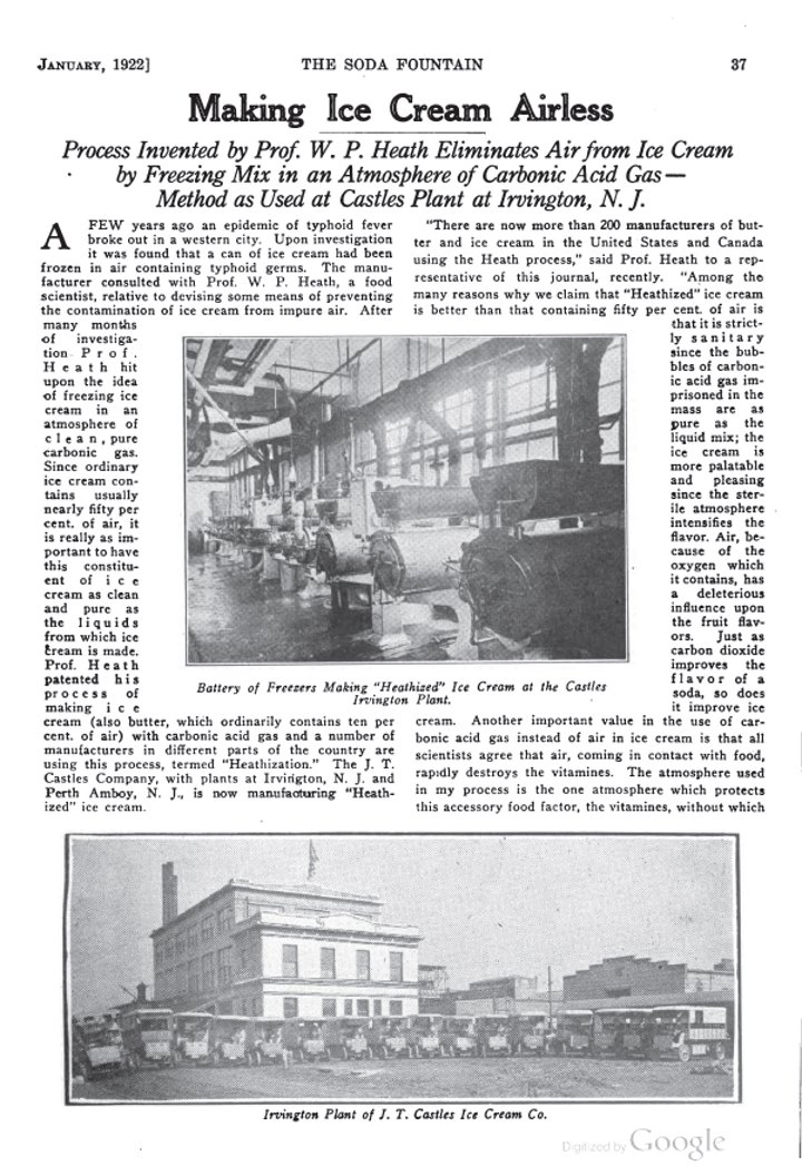 Historic Perth Amboy Virtual Museum Castle Ice Cream Factory