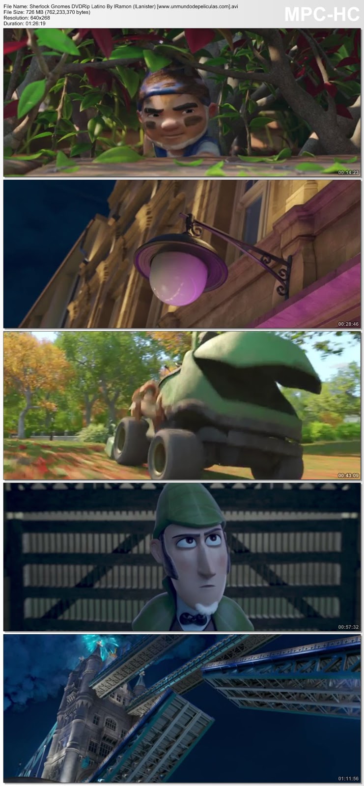 Capturas de la película.