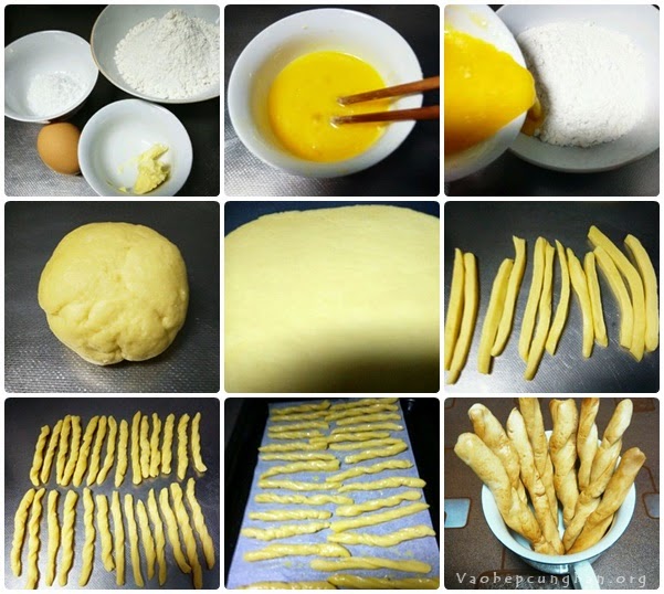 Cách làm bánh mỳ que