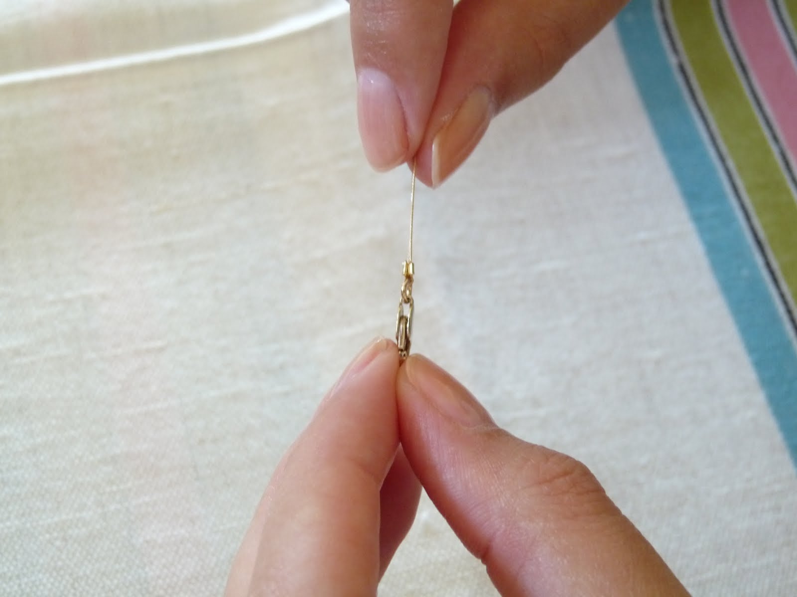 How to String Beads, Add a Clasp, and Use a Set of Crimp Pliers (Plus a