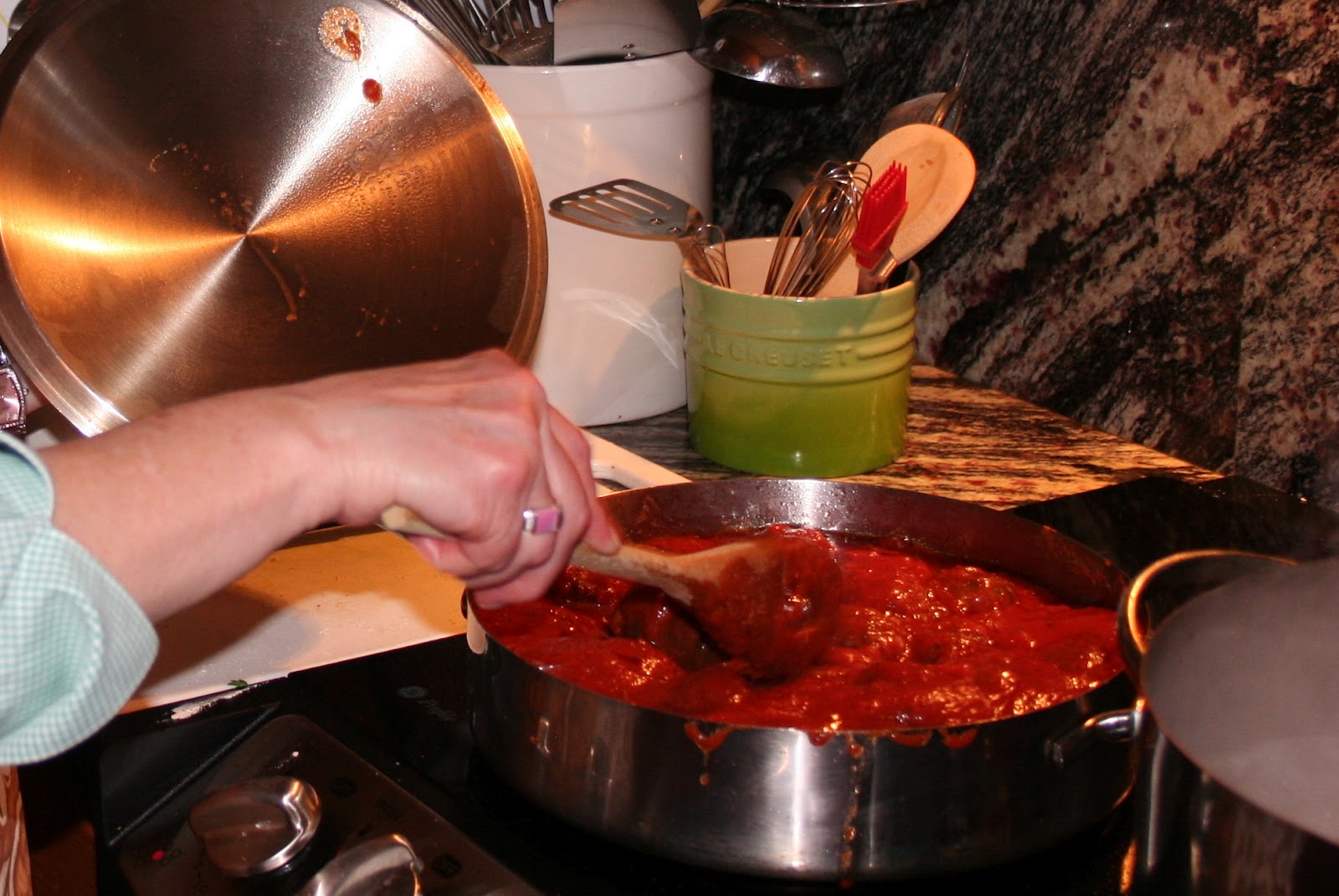 Cheers to Happy Lidia's Meatballs....