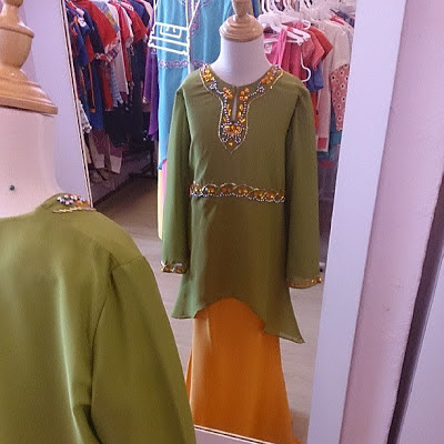 BUTIK QAIREEN : Baju Kurung Peplum Fishtail Kanak-Kanak