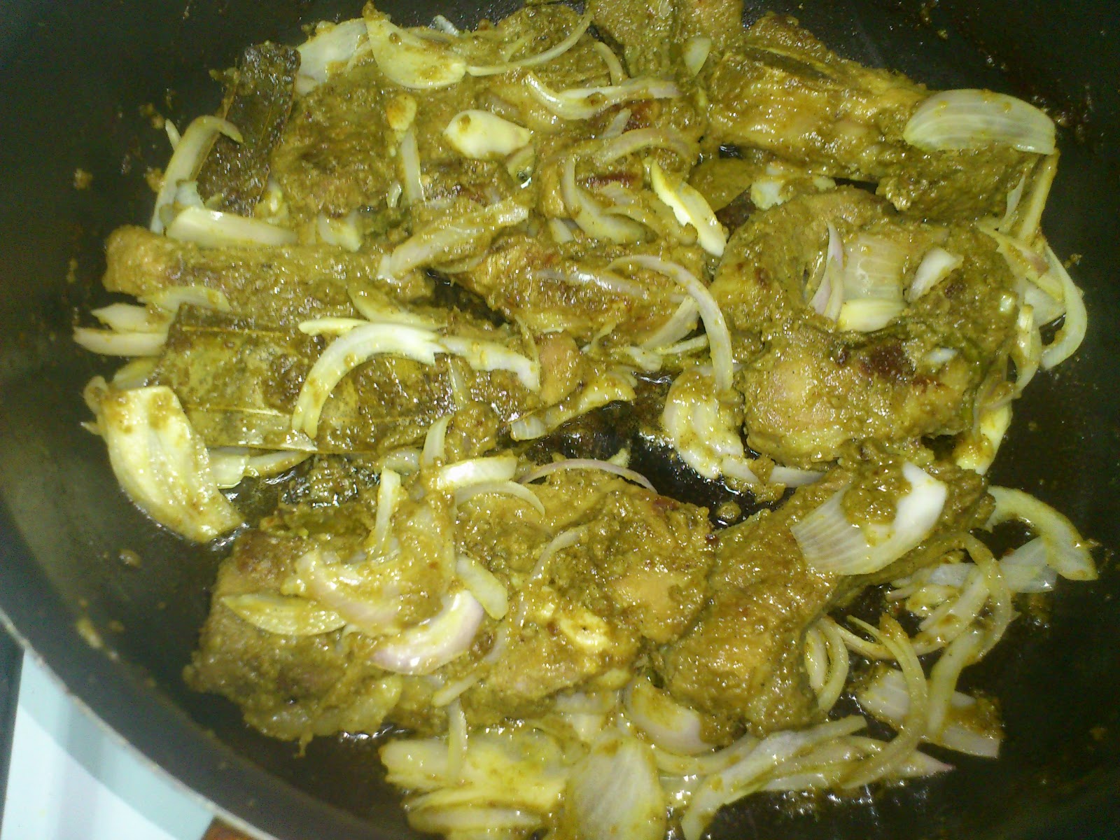 Raja's Kitchen Pork Ribs (Green Masala)