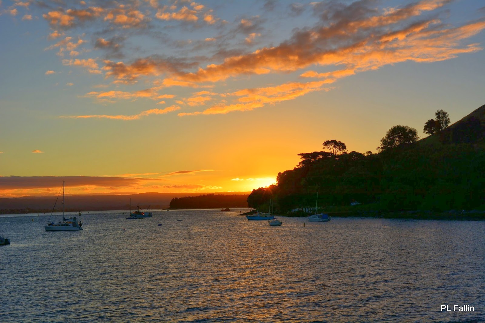 PL Fallin Photography Sunset at Tauranga Harbour, New Zealand