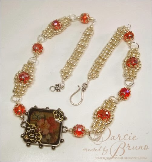 Crafting with Darsie Floral Loom Necklace...