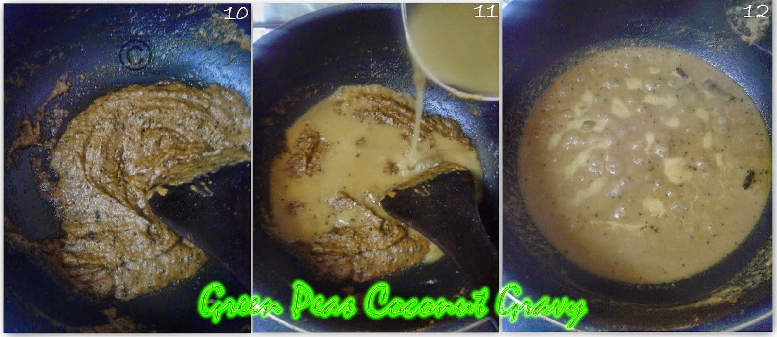 VIRUNTHU UNNA VAANGA GREEN PEAS COCONUT GRAVY I RESTAURANT STYLE GREEN PEAS CURRY I KERALA