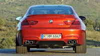 The new BMW M6 Coupe back