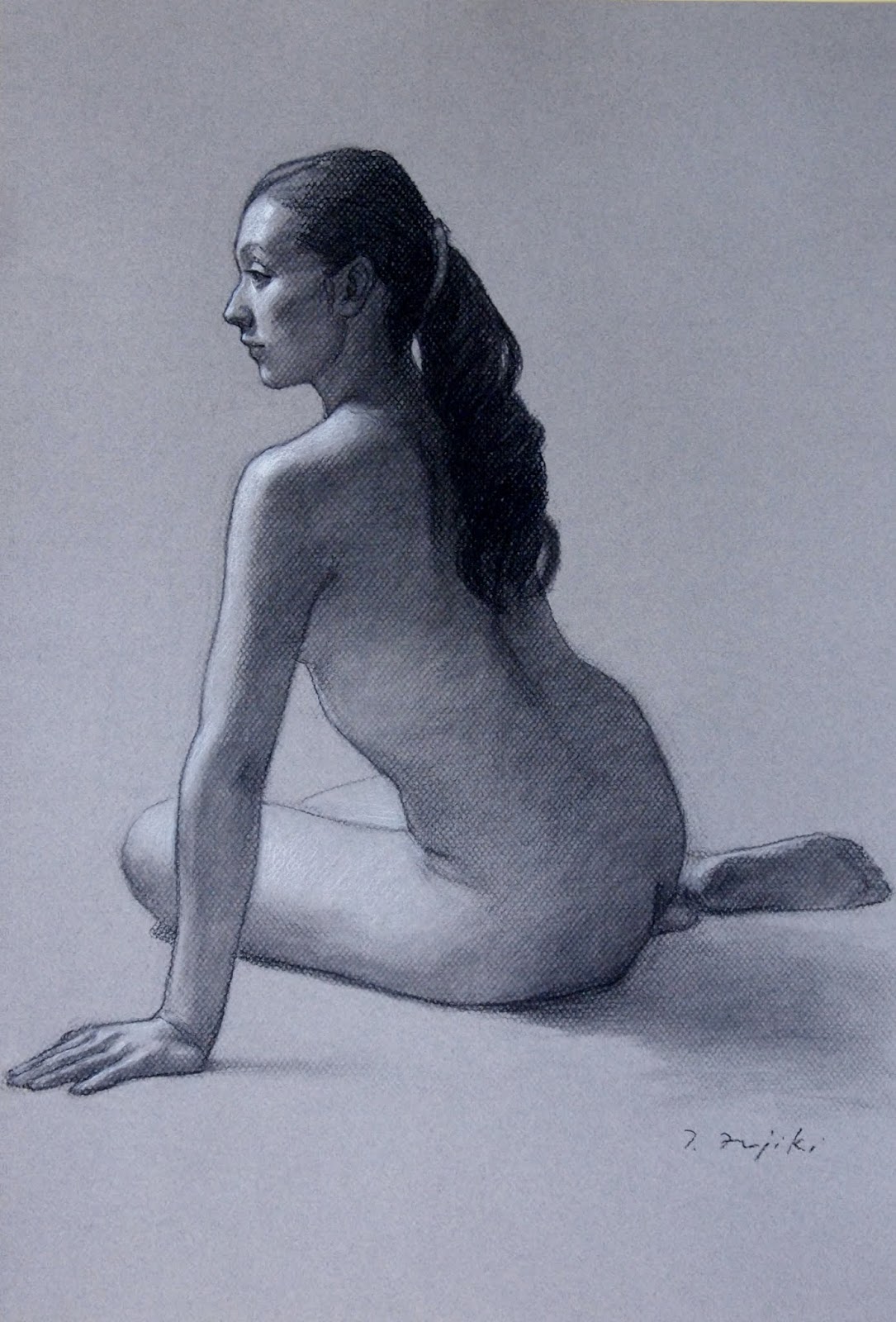 即日発送】裸婦（デッサン）4 絵画 | tenisperu.com.pe