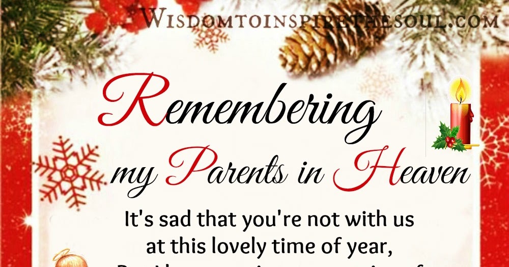 Daveswordsofwisdom.com: Remembering my Parents in Heaven.