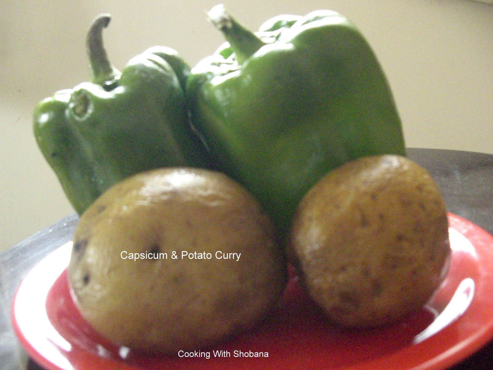 Cooking With Shobana CAPSICUM & POTATO CURRY