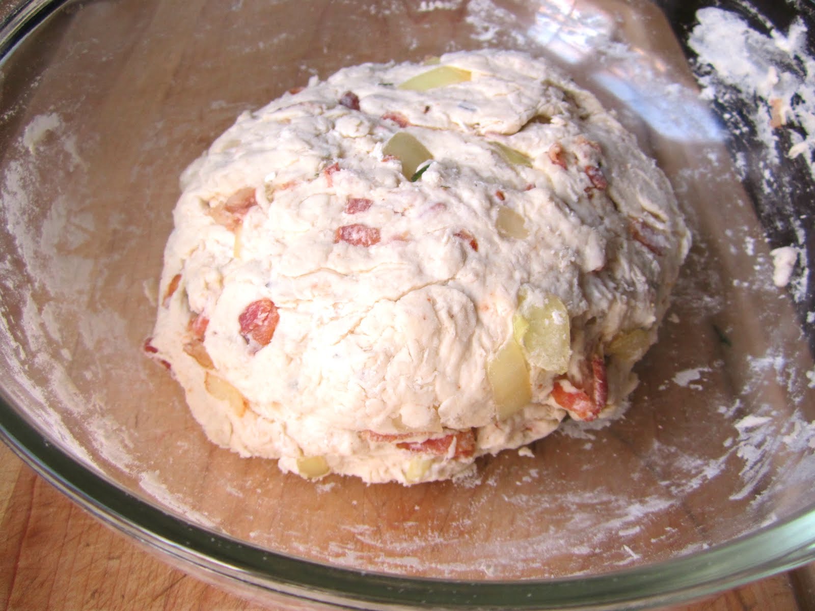 Lard Bread w/ Pancetta & Onions