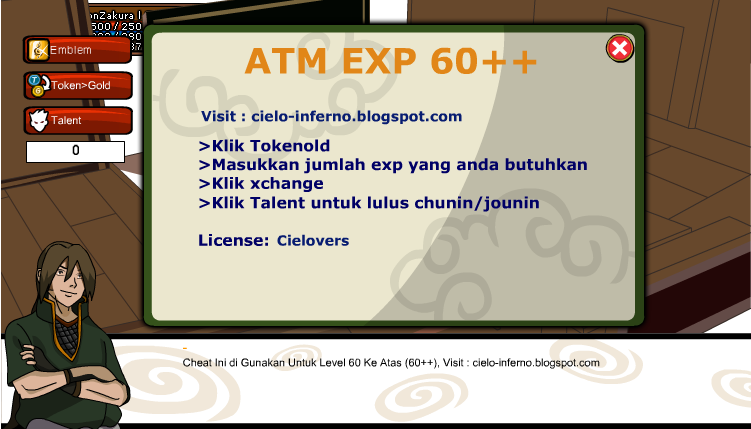 CHEAT ATM EXP Lv60++ ATM+Exp+Ninja+Saga+2012