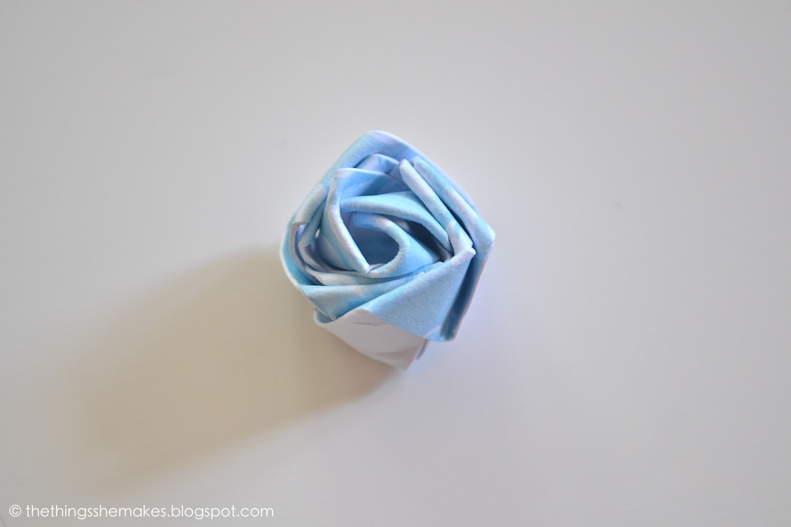 How To Make a Paper Flower Bud The Things She Makes