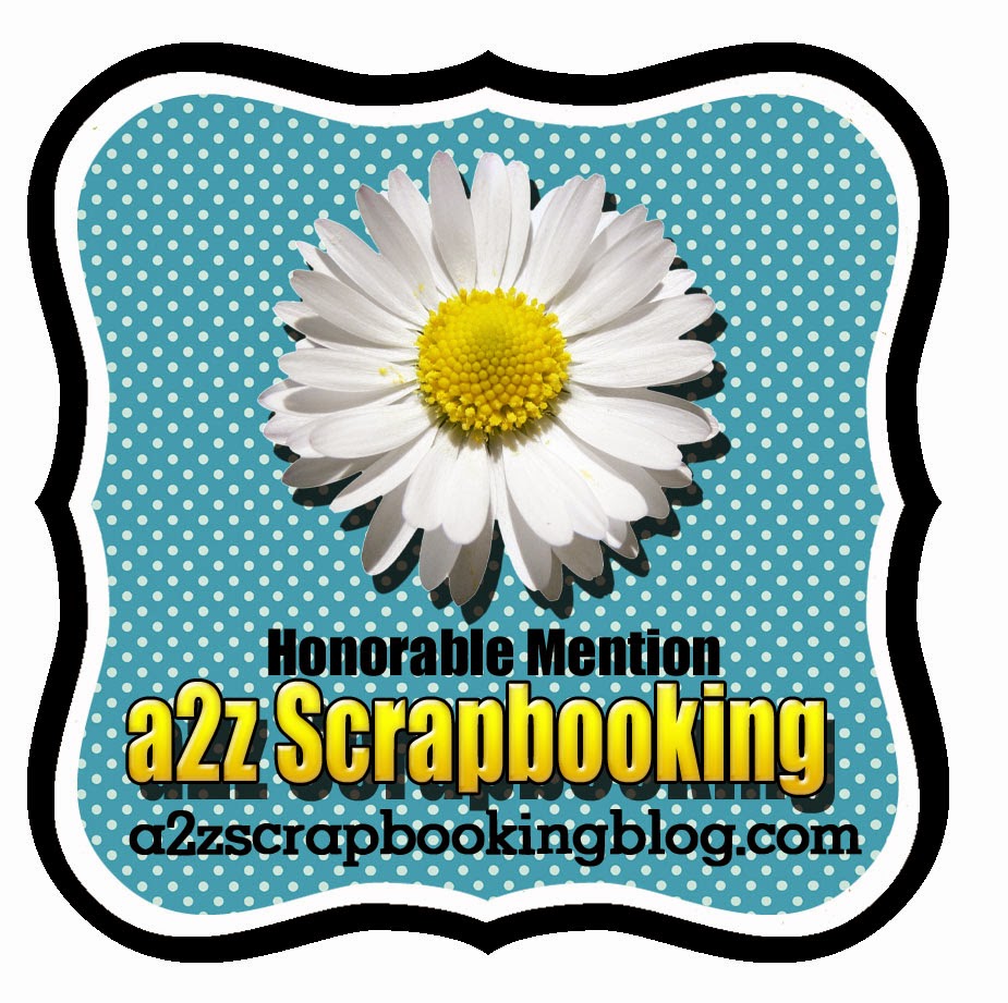a2z Scrapbooking Honorable Mention Award