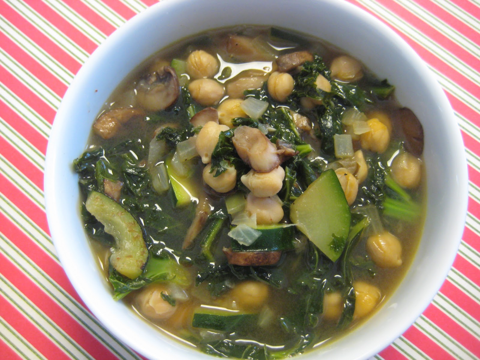 Our McWonderful Life Baby It's Cold Outside Kale & Garbanzo Bean Soup