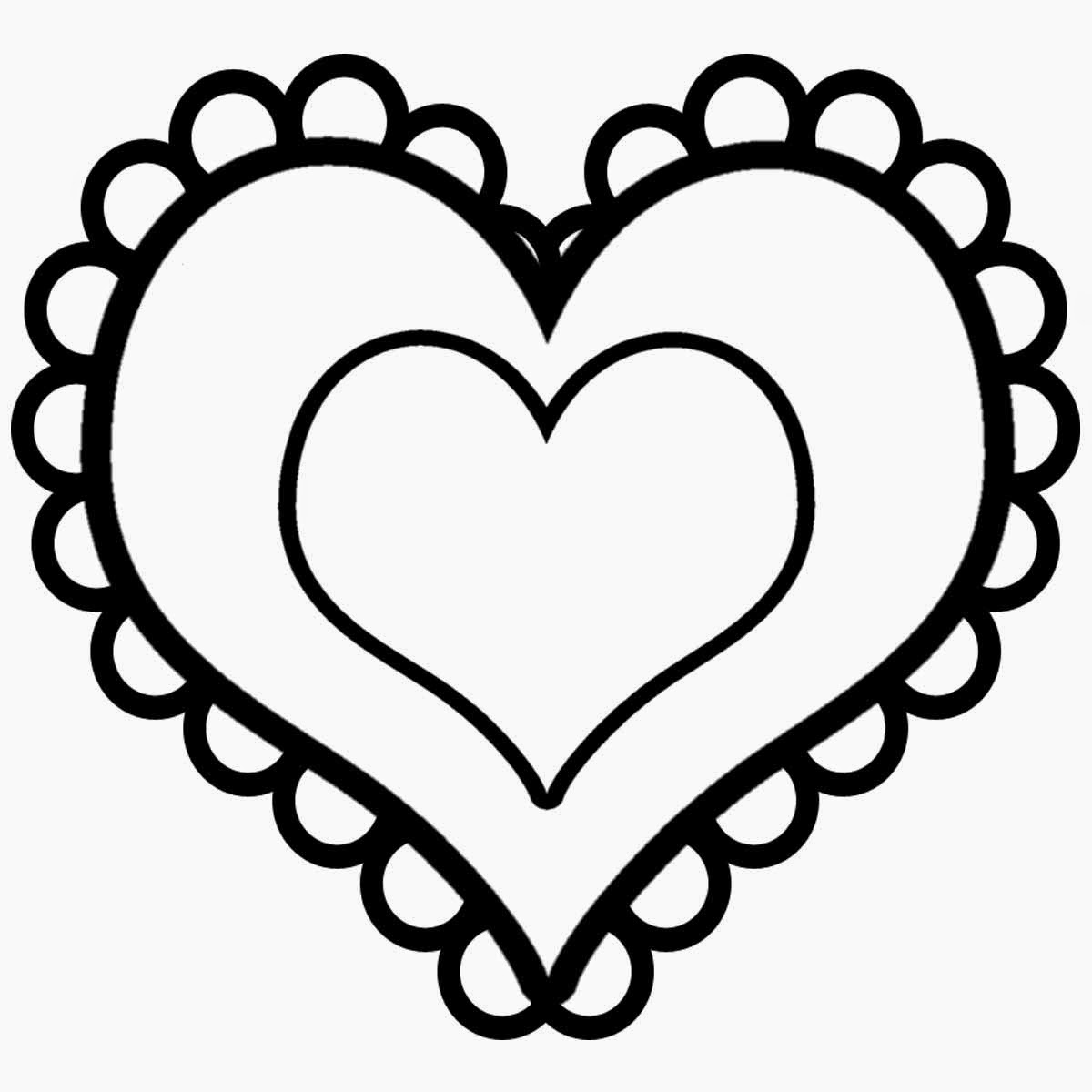 Coloring Pages: Hearts Free Printable Coloring Pages for Valentine's Day