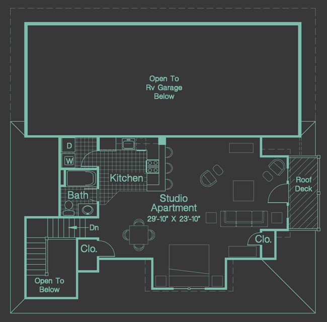 House Plans With Apartment Above Garage