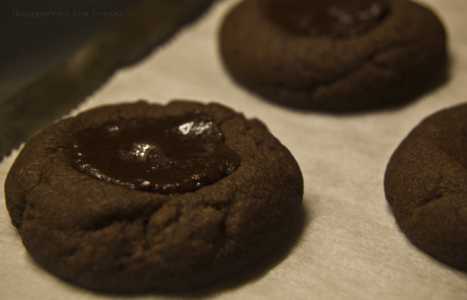 Raspberries and Cream Chocolate Drops {they're like Jam Drops, only