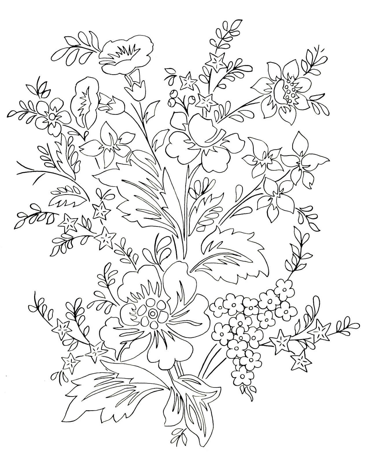 Line Art Flowers Tumblr : Digital two for tuesday beautiful flowers