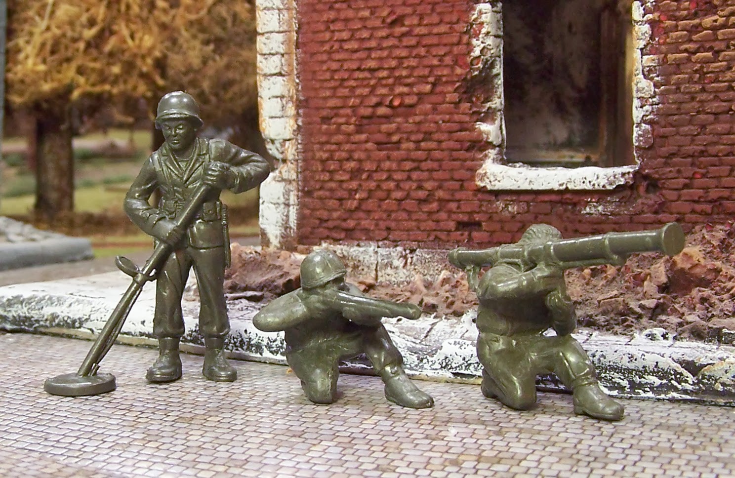 WWII Plastic Toy Soldiers Marx Toy Soldiers