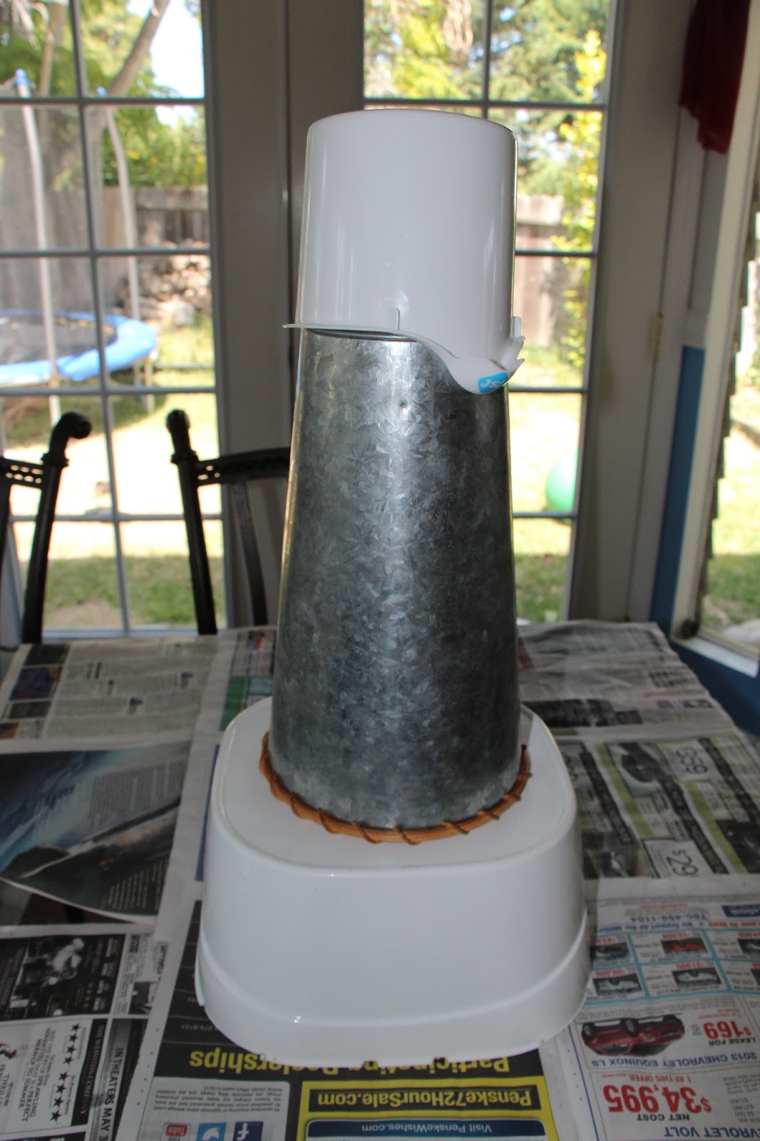 What a Ride! Construction Cone Pinata Tutorial