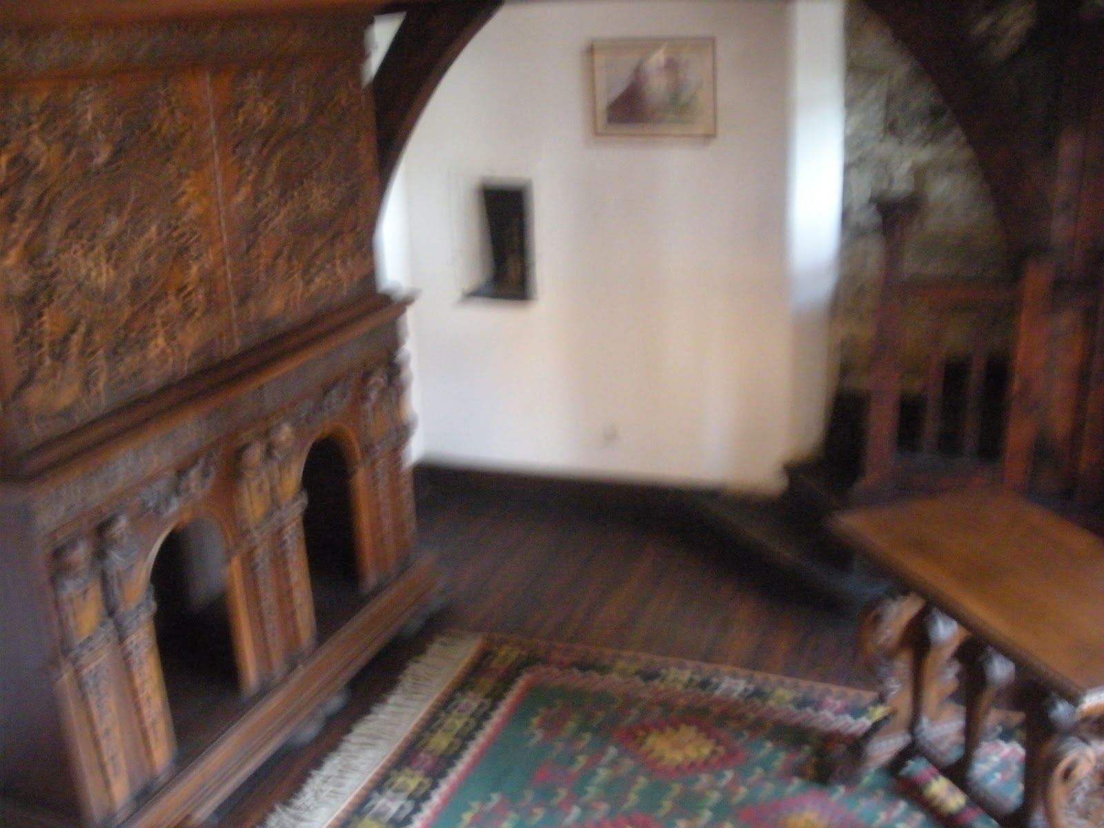 Romanian Gringo Inside Bran Castle