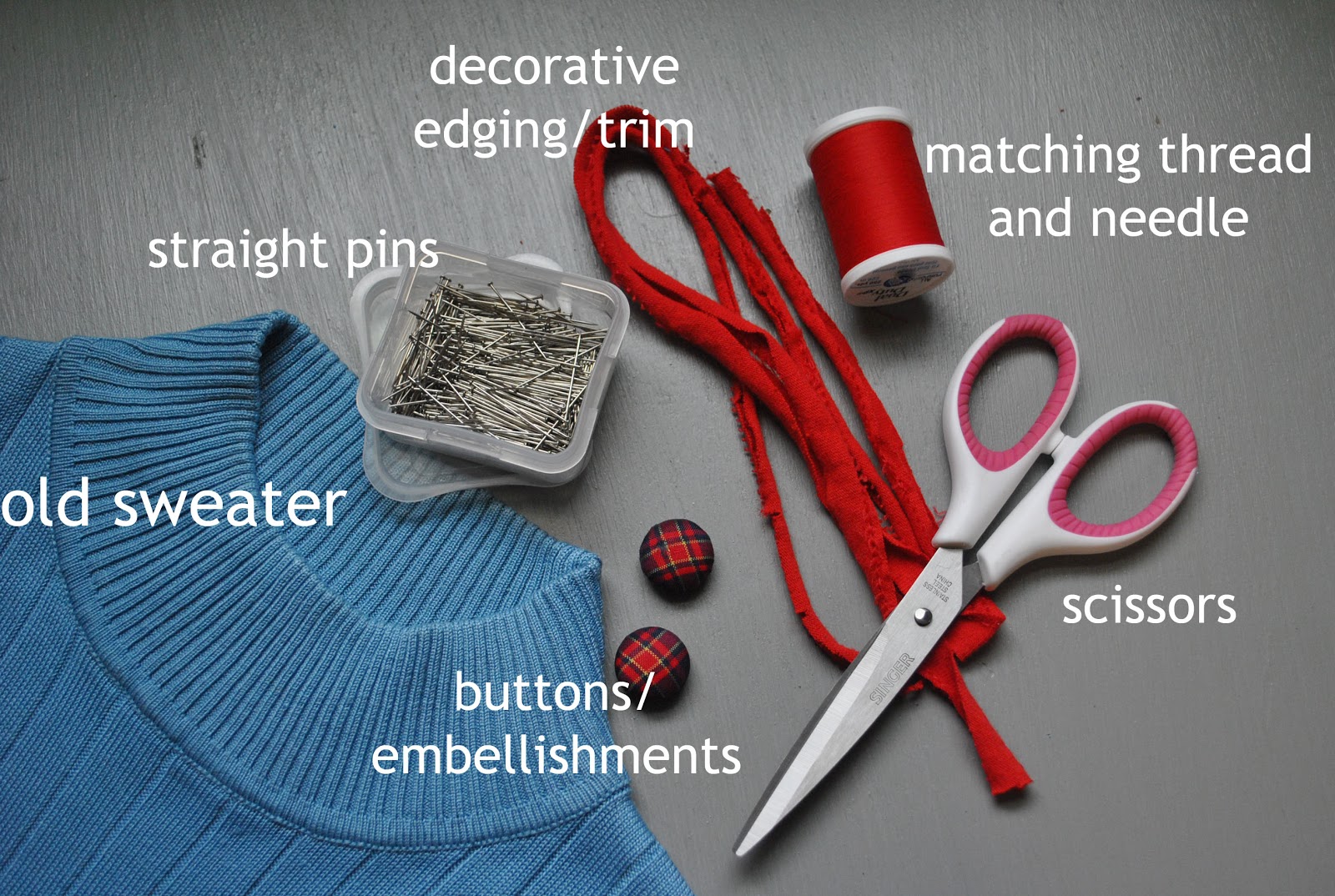 DIY/Tutorial Sweater Makeover Flashback Summer