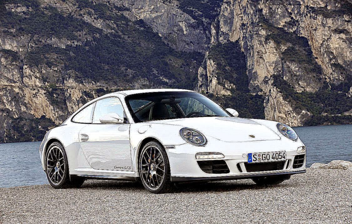 Cute Porsche Carrera 911 Gts White For Wallpaper