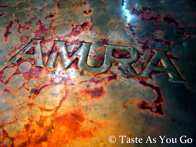 Cover of Amura Menu at Amura - Dr. Phillips in Orlando, FL (Photo by Michelle Judd of Taste As You Go)