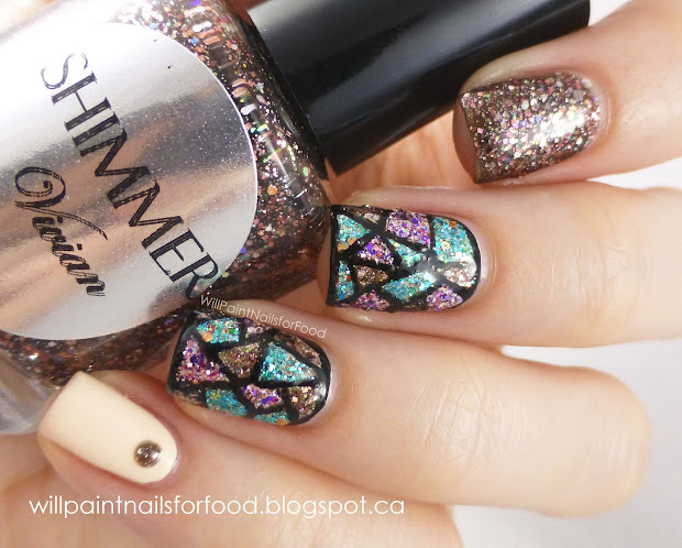 shimmer polish vivian stained glass