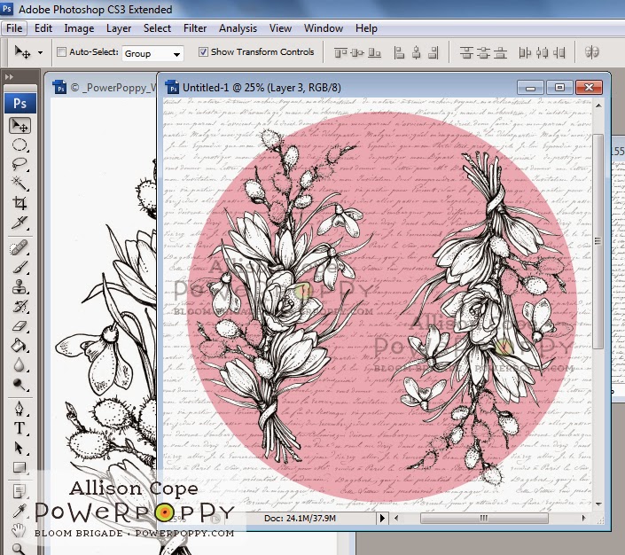 Altered Box Tutorial with Power Poppy Digital Stamps by Allison Cope