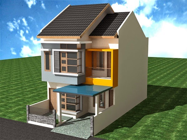 Contoh Desain Rumah Tingkat Minimalis Modern - Desain 