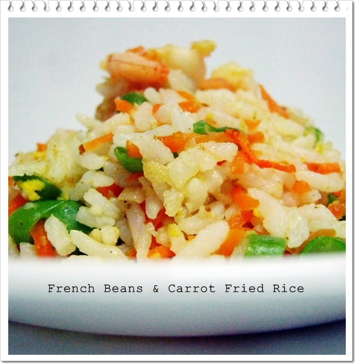 Story of Lynn French Beans & Carrot Fried Rice