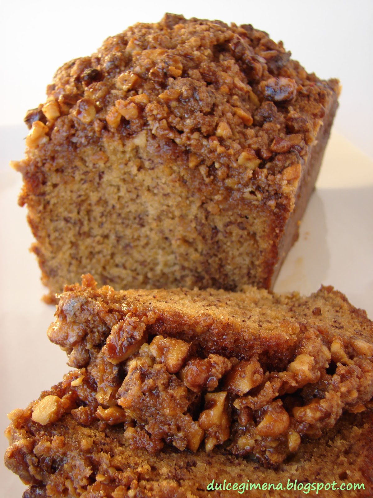 Walnut Streusel Banana Bread Dulcegimena