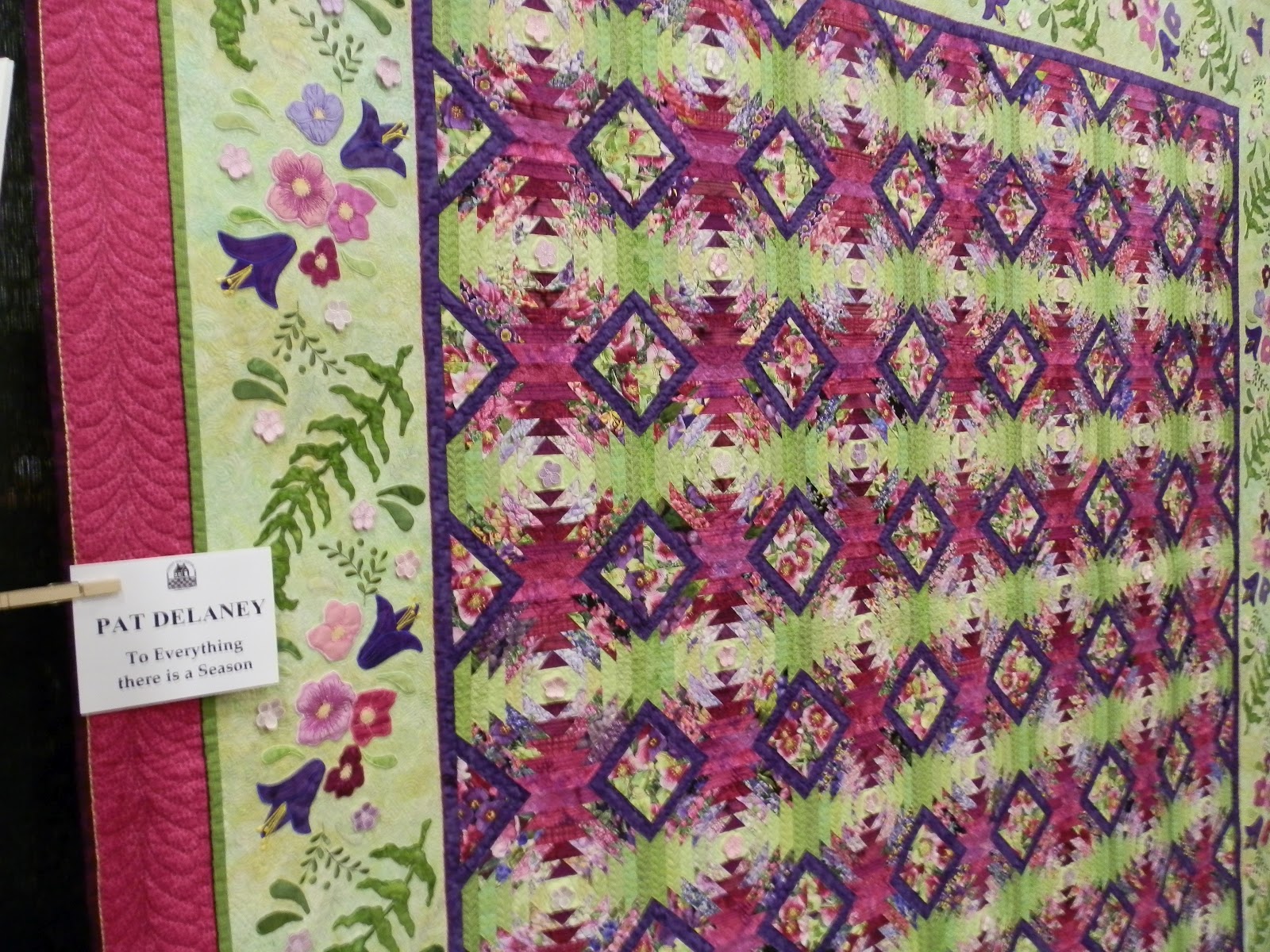 Floating on a Quilted Cloud Vermont Quilt Festival Part 2!