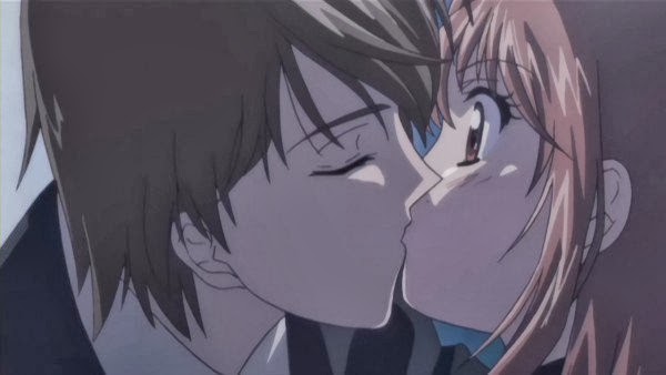 Resultado de imagem para anime beijo chuva