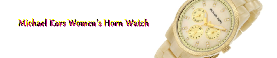Michael Kors Women's Horn Watch