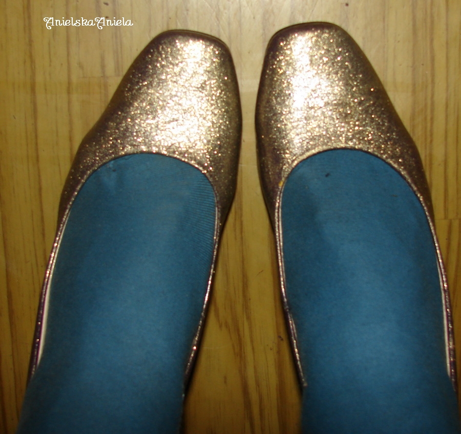 DIY..Tutorial..brokatowe buty ..glitter boots...jak pomalować buty brokatem? Anielska Aniela