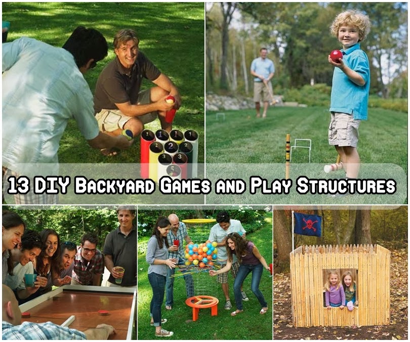 13 DIY Backyard Games and Play Structures